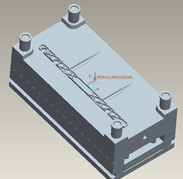 Water line holder 3D mold design