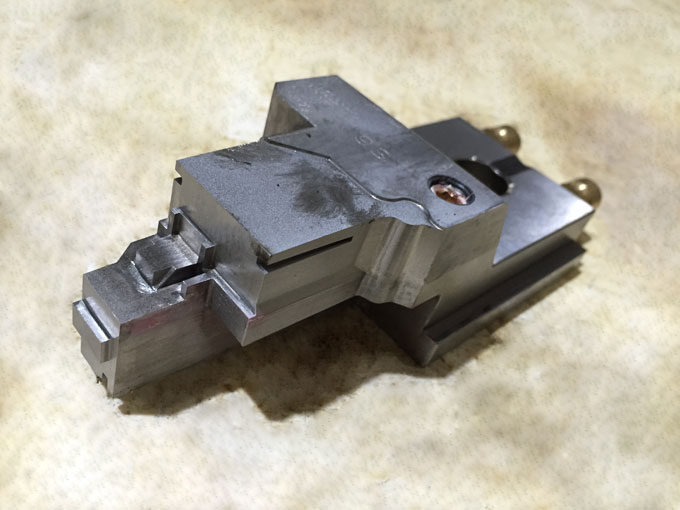 Injection mold slider Injection mold slider