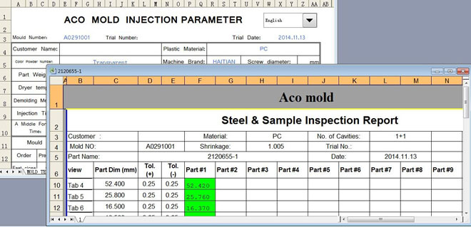 Inspection reports Inspection reports