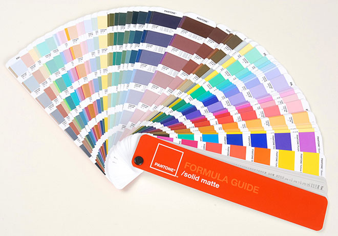 Pantone card